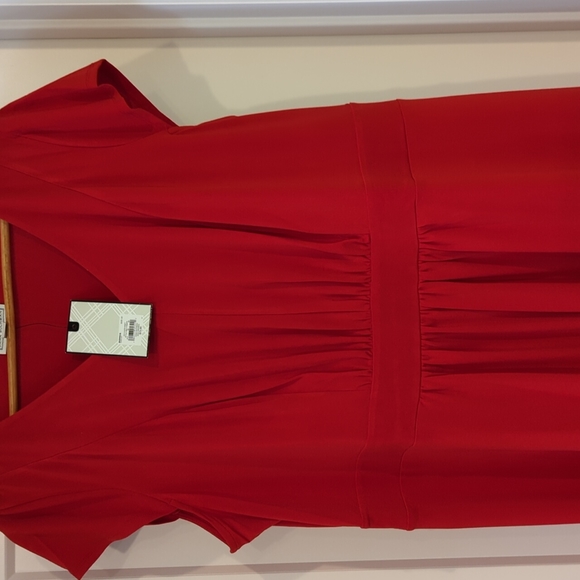 New 2X Red Dana Buchman Dress - Picture 3 of 3